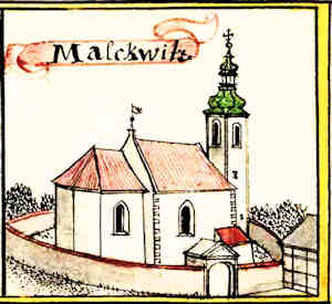 Malkwitz - Kościół, widok ogólny